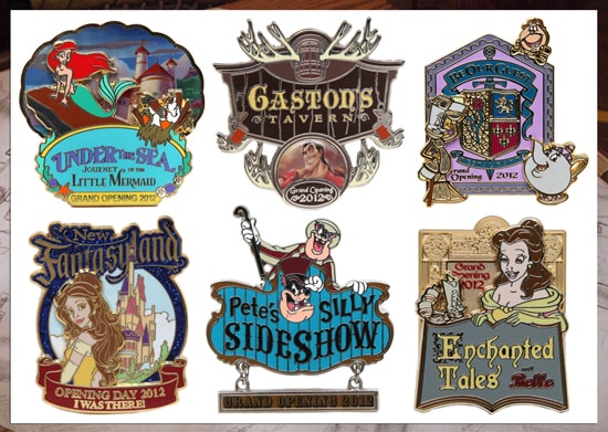 Celebrate the Grand Opening of New Fantasyland at Magic Kingdom Park with New Limited Edition Pins