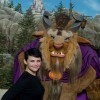 Actress Ginnifer Goodwin, who portrays Snow White on the ABC series ‘Once Upon a Time,’ poses Dec. 6, 2012 with ‘Beast’ from Disney’s classic film, ‘Beauty and the Beast,’ in front of The Beast’s Castle at the Magic Kingdom theme park in Lake Buena Vista, Fla.  Goodwin was one of the celebrities on hand to celebrate today’s Grand Opening of New Fantasyland at Walt Disney World Resort.