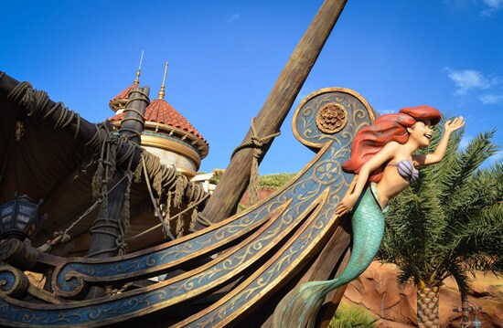 The New Under the Sea - Journey of the Little Mermaid Attraction at Magic Kingdom Park