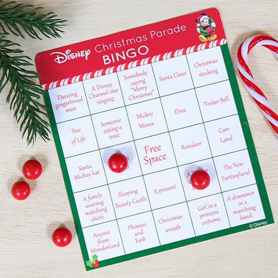 The Disney Parks Christmas Day Parade Bingo Game From Our Friends At Spoonful.com