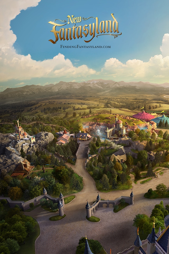 ‘Finding Fantasyland’ at Magic Kingdom Park iPhone/Android Wallpaper