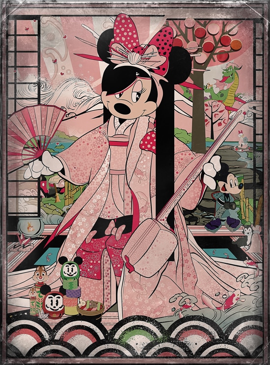 'Kimono Minnie' Artist Signing at WonderGround Gallery with Sean D’Anconia