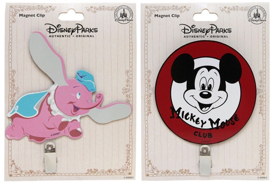 Dumbo and Mickey Mouse Club Magnets from Disney Parks