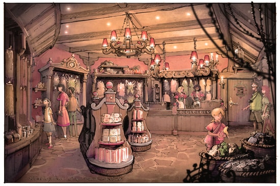 Fairy Tale Treasures at Fantasy Faire in Disneyland park