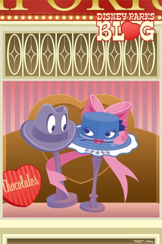 Disney Parks Blog Valentine's Day iPhone/Android Wallpaper