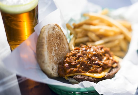 The Angus Beef Chili Burger at Taste Pilots’ Grill in Disney California Adventure Park