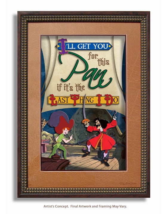 Peter Pan-Inspired Limited Edition Piece by Dave Avanzino, Entitled 'The Last Thing I Do'