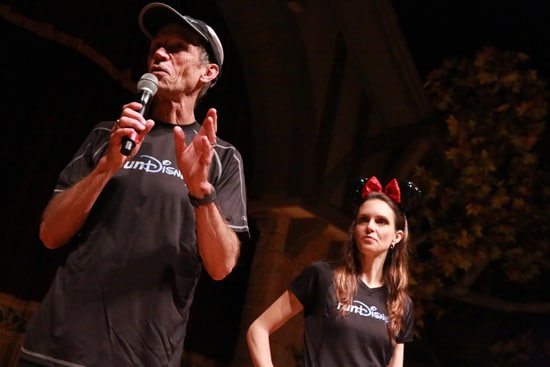 runDisney's Jeff Galloway and Tara Gidus at the Princess Half Marathon Meet-Up at Walt Disney World Resort