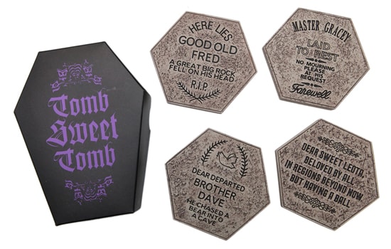 Coaster Set - Part of New Chilling, Thrilling Haunted Mansion Merchandise from Disney Parks