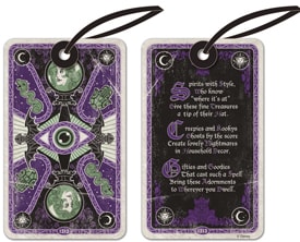 Tarot Card Hangtags - Part of New Chilling, Thrilling Haunted Mansion Merchandise from Disney Parks