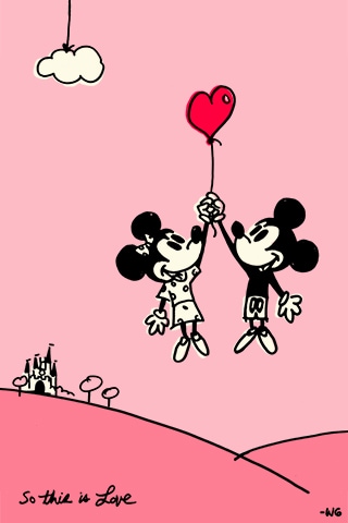 Disney Parks Blog 'So This Is Love' iPhone/Android Wallpaper