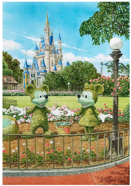 Mickey and Minnie Artwork by Artist David E. Doss