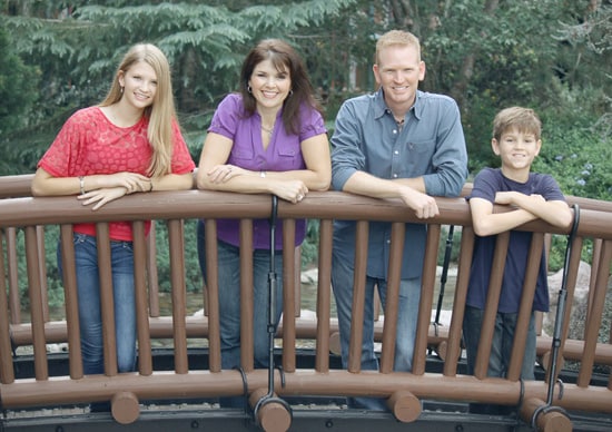 Christopher Stewart, 2004 Walt Disney World Ambassador, with His Family