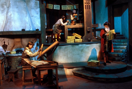 Caption This: Printing History at Spaceship Earth at Epcot | Disney Parks  Blog