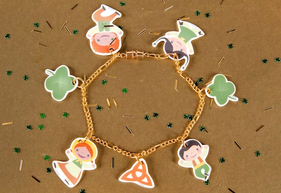 Make Your Own ‘it’s a small world’ Ireland Charm Bracelet for St. Patrick’s Day