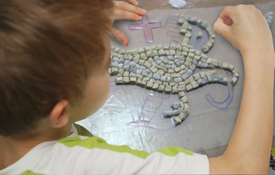 Mosaic Activity in Mykonos - Disney Cruise Line Youth Activities in Europe