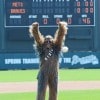 This Year Saw the Introduction of the First Themed Games of Braves at Disney. The Special Event Saw the Arrival of Chewbacca and Darth Vader