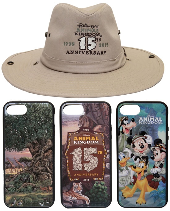 Merchandise for the 15th Anniversary of Disney’s Animal Kingdom