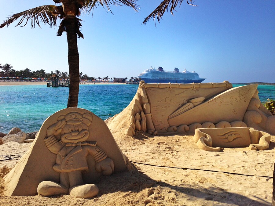 Time Lapse: Building Sand Sculptures on Castaway Cay