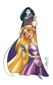 Her Hair Featuring Rapunzel and Mother Gothel by Artist J. Scott Campbell Will be Available Later This Month