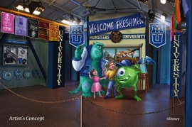 Meeting Mike and Sulley at Disney's Hollywood Studios