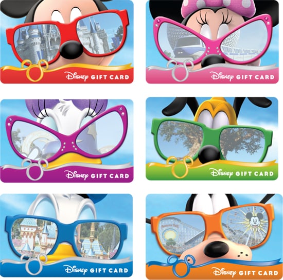 Sun and Fun with Disney Gift Card Sunglasses Series