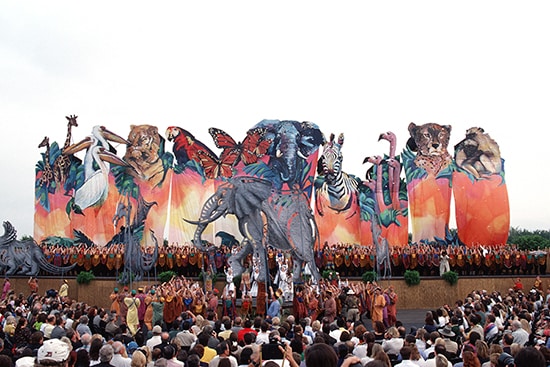 On April 21, 1998, Walt Disney World Resort Dedicated its Fourth Theme Park, Disney’s Animal Kingdom, in a Colorful Ceremony Celebrating Animals Real, Ancient and Imagined