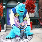 Sulley Greets Guests at Disney California Adventure Park During the Monstrous Summer 'All-Nighter'