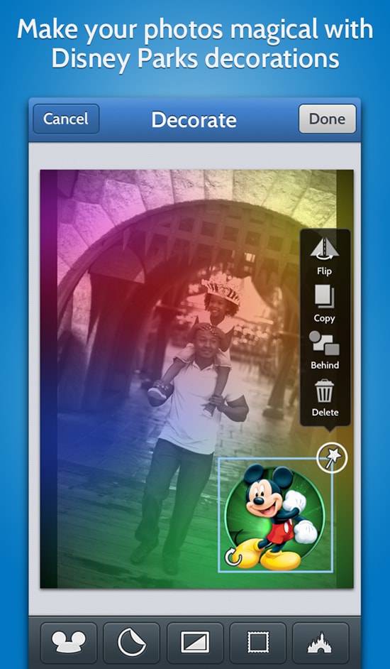 Disney Memories HD App Now Available For Android & iPhone Offers a Few Great Ways to Add a Disney Touch to Your Photos