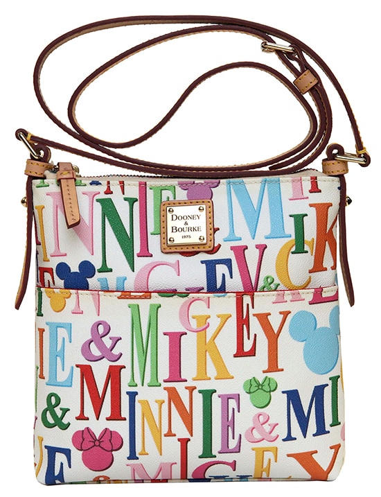 Limited Time Dooney & Bourke Rainbow Collection Letter Carrier with White Background