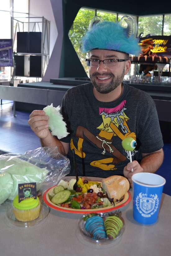 Disney Parks Blog Author Nate Rasmussen's Mike Wazowski-inspired Meal