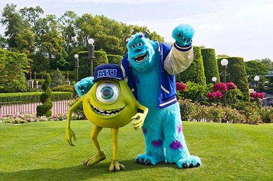 Mike and Sulley Join Magic Kingdom Street Party