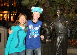 Disney Parks Blog Author Steven Miller and His Fiancee Jennifer at Disney California Adventure Park