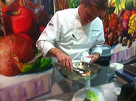 Chef Andrew Sutton at the Skuna Bay Chef Challenge at the legendary “Taste of Derby” in Kentucky