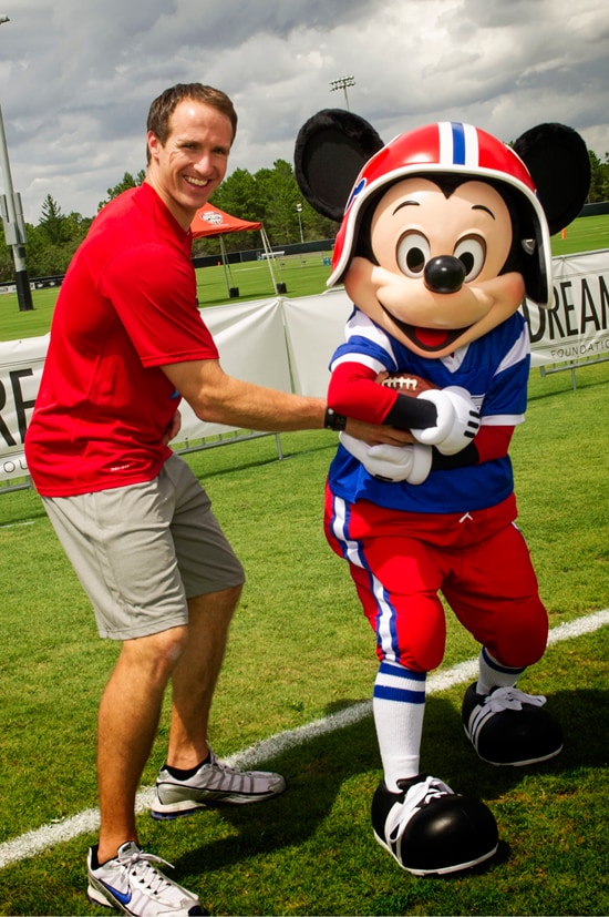 Drew Brees Passing Academy Kicks Off at ESPN Wide World Of Sports Complex