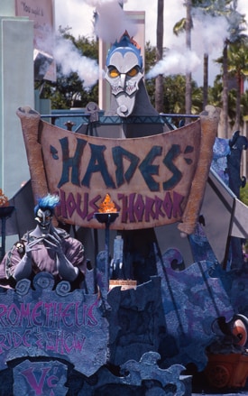 Hades at the Hercules - Zero to Hero Victory Parade at Disney's Hollywood Studios Back in 1997