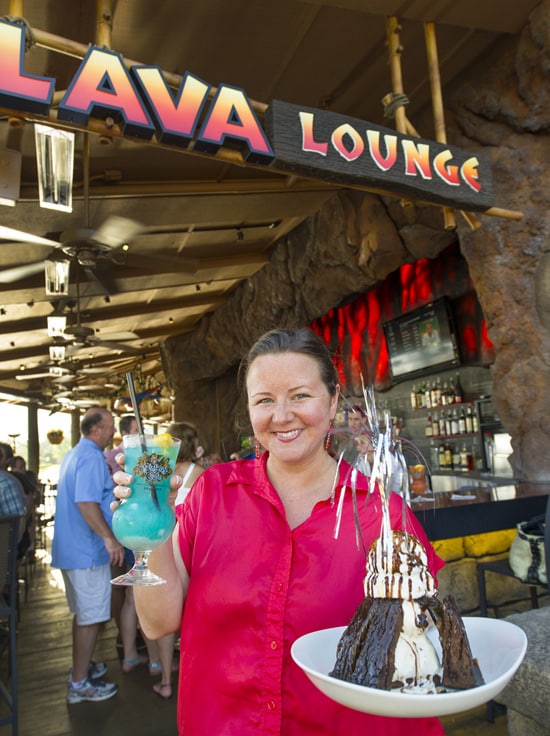 The New Lava Lounge at Rainforest Cafe, in Downtown Disney Marketplace at Walt Disney World Resort