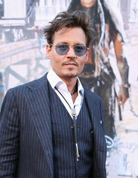 Johnny Depp at Disney California Adventure Park for World Premiere of Disney/Jerry Bruckheimer Films’ ‘The Lone Ranger’
