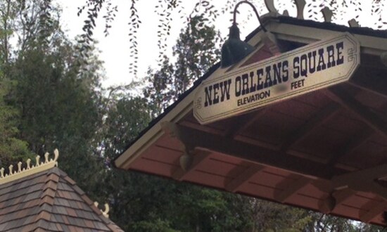 Can You Finish This Disney Parks Sign from New Orleans Square Station at Disneyland Park?