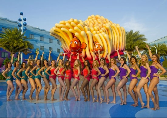 The Aqualillies Celebrate the Start of Summer at Disney’s Art of Animation Resort