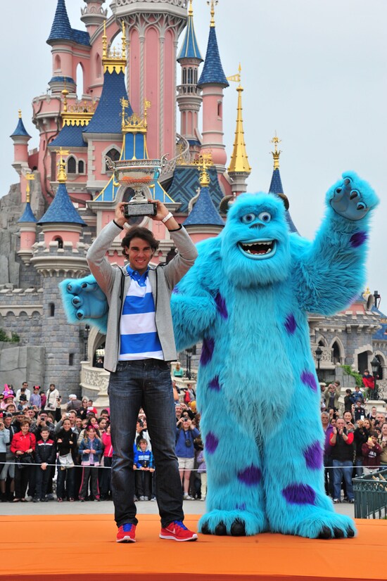 Nadal Celebrates Monstrous Summer in Monsters Style at Disneyland Paris