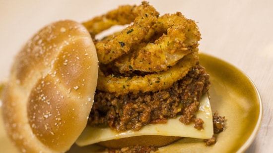 Everything Pop Shopping and Dining Sloppy Joes with Onion Rings