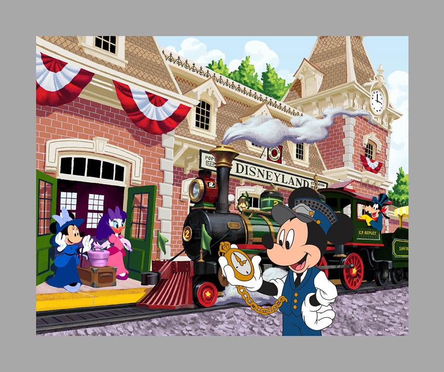 Couple Enjoying Disneyland Park- NEW Paint By Numbers 