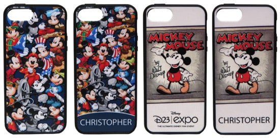 iPhone 4/4S/5 Cases Themed to Mickey Through the Years and the Personalized Option