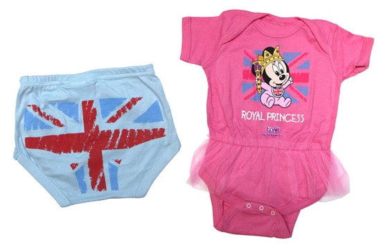 Stylized Undergarments for Boys and Pink Tutu Onesie for Girls at Epcot