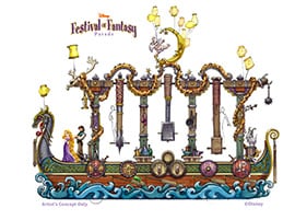 ‘Disney Festival of Fantasy Parade’ Floats