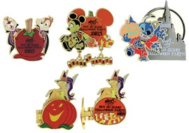 Halloween-themed Pins at Mickey’s Not-So-Scary Halloween Party at Magic Kingdom Park