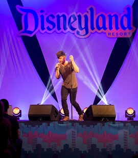 International Pop Star Olly Murs Thrills Fans with Special Performance at the Disneyland Resort