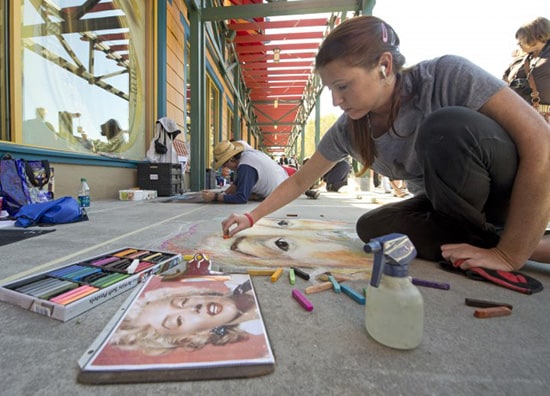 ‘Limited Time Magic’ Brings 3-D Chalk Art to Downtown Disney 