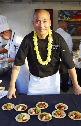 Aulani Chef Kevin Chong at the Hawai`i Food & Wine Festival